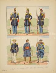 Le Second Empire - Infanterie de marine 1855-1858-1864 ( Martinique), 1870 (n° 18).