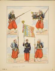 Le Second Empire - Zouaves en 1854 (n° 43).