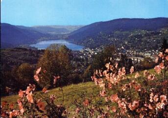 Gérardmer (Vosges). Vue générale et le lac.