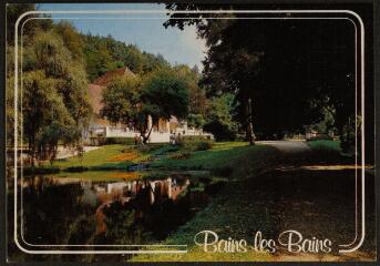 Bains-les-Bains. Le parc de la Potinière.