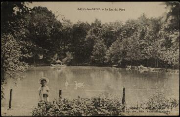Bains-les-Bains. - Le lac du parc.