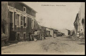 Chamagne. - Route de Bayon.