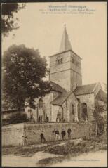 Champ-le-Duc. Jolie église romane. (On en fait remonter la construction à Charlemagne).