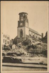 [Charmes]. - Le centre a été sauvagement détruit par les Allemands.