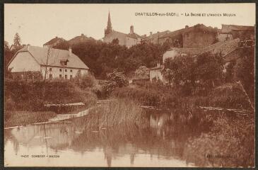 Châtillon-sur-Saône. - La Saône et l'ancien moulin.
