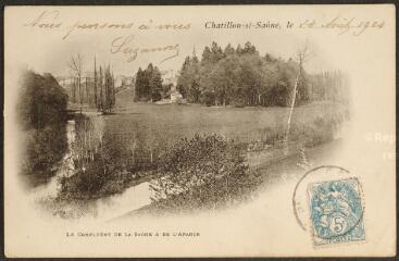 Châtillon-sur-Saône. - Le confluent de la Saône et de l'Apance.