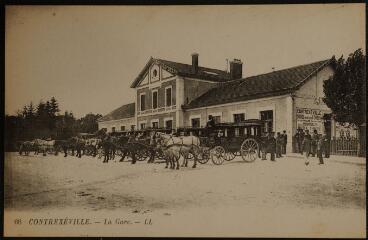 Contrexéville. - La gare.