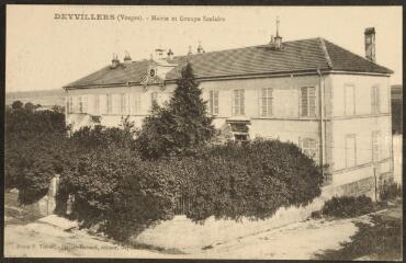 Deyvillers. - Mairie et groupe scolaire.