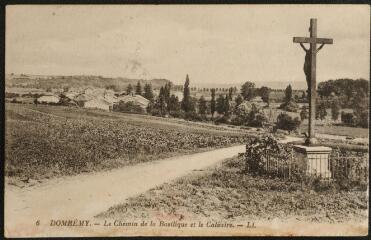 Domrémy. - Le chemin de la basilique et le calvaire.