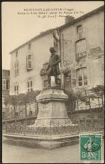 Fontenoy-le-Château. - Statue du poète Gilbert, auteur des Adieux à la Vie.