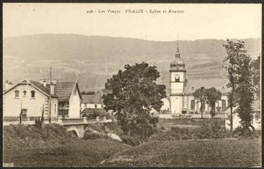 Fraize. Église et abattoir.