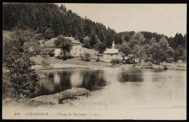 Gérardmer. - L'étang de Martinpré.