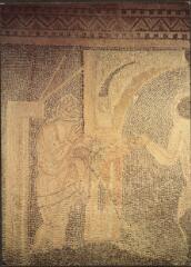 [Grand]. - Basilique - Détail de la mosaïque : tableau central/Basilika - Detail des Mosaiks : mittleres Bild. /Basilica - Detail of the mosaic : center picture.