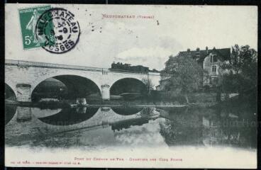 Neufchâteau (Vosges). Pont du chemin de fer, quartier des Cinq-Ponts.