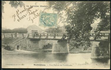 Neufchâteau. - Pont Vert ou des Promenades.