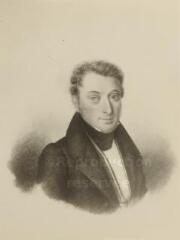 Portrait de Charles Talbeaux, né à Sarrelouis (secrétaire du maréchal Ney, mort à Lamarche en 1869, marié à Hortense Thierry).