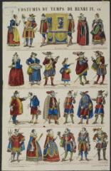 Costumes du temps de Henri IV.