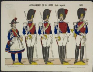 Gendarmerie de la Seine. Garde impériale.