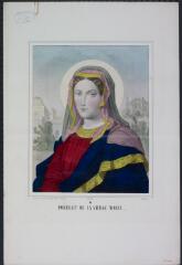 Portrait de la Vierge Marie.