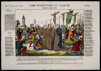 Les martyrs du Japon. Crucifiés le 5 février 1597.