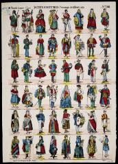 (Petits costumes). Personnages de différents pays.