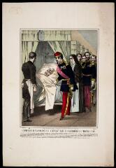 L'Empereur Napoléon III visitant les cholériques à l'Hôtel-Dieu.