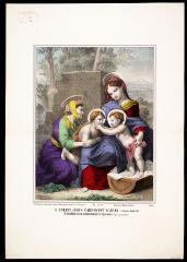 L'Enfant Jésus caressant St Jean (d'après Raphaël)/Il fanciullo Gesù accarezzando Sn Giovanni (tolto da Rafaello).