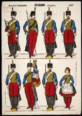 Armée française. Hussards (Ligne).