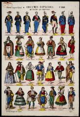 Costumes espagnols de toutes les provinces.