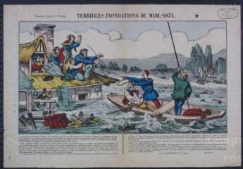 Terribles inondations du Midi.- 1875.