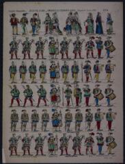 Armée française. Jeanne d'Arc - Soldats et personnages. (Règne de Charles VII).
