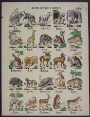Alphabet des animaux.