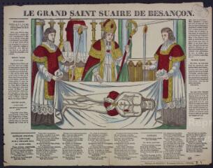 Le grand saint suaire de Besançon.