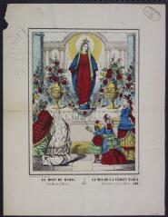 Le mois de Marie. The Month of Maria. El mes de la virgen Maria. Der monat der heilige Maria.