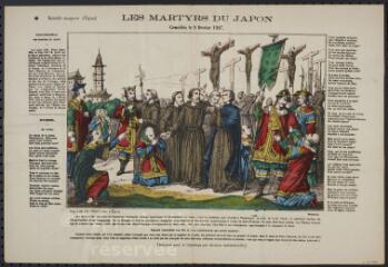 Les martyrs du Japon crucifiés le 5 février 1597.