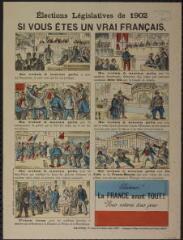 Élections législatives de 1902. Si vous êtes un vrai Français.