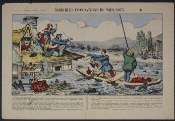 Terribles inondations du Midi.- 1875.