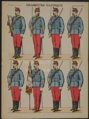 Chasseurs d'Afrique (n° 39). [Catalogue spécial des soldats - soldats français - 2 rangs à pied - 8 sujets].