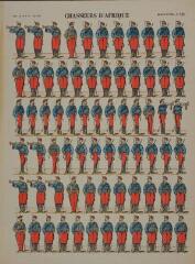 Chasseurs d'Afrique (n° 238). [Catalogue spécial des soldats - soldats français - 6 rangs à pied - 72 sujets].