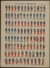 État-major de l'armée française (n° 270). [Catalogue spécial des soldats - soldats français - 8 rangs à pied - 104 sujets].