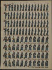 Tirailleurs de Madagascar - Tirailleurs sénégalais (n° 286). [Catalogue spécial des soldats - soldats français - 8 rangs à pied - 105 sujets].