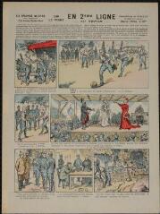 En 2ème ligne - Au repos (n° 97 bis). [Catalogue spécial des images - image ordinaire - guerre 1914-1918 - 7 vignettes].
