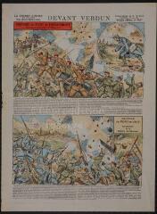 Devant Verdun (n° 101 ter). [Catalogue spécial des images - image ordinaire - guerre 1914-1918- 2 vignettes].