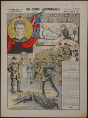 L'assassinat de Miss Cavell (n° 120 bis) [Catalogue spécial des images - image ordinaire - guerre 1914-1918 - 4 vignettes].