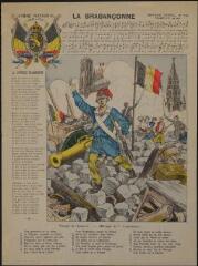La Brabançonne, en français - hymne national belge (n° 76). [Catalogue spécial des images - Chanssons populaires - Complaintes (1 taleau)].