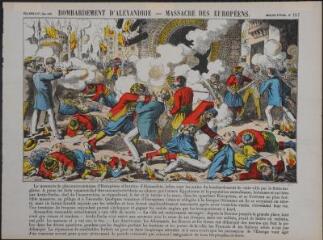 Bombardement d'Alexandrie (n° 157). [Catalogue spécial des images - Batailles (1 tableau)].