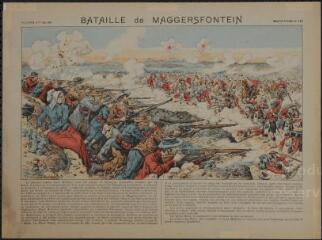 Bataille de Maggersfontein (n° 181). [Catalogue spécial des images - Batailles (1 tableau) - Afrique du Sud].
