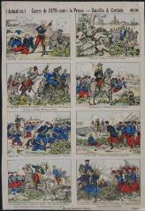 Guerre de 1870 contre la Prusse. Batailles et combats (n° 606). [Catalogue spécial des images - Batailles et scènes militaires (8 tableau)].