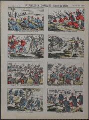 Batailles et combats (Guerre de 1870) (n° 201). [Catalogue spécial des images - Scènes de la guerre de 1870-1871 (8 tableaux)].