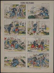 Scènes militaires (n° 202). [Catalogue spécial des images - Scènes de la guerre de 1870-1871 (8 tableaux)].